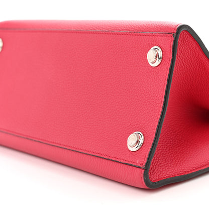 Louis Vuitton Taurillon City Steamer PM Black Fuchsia 10 of 11