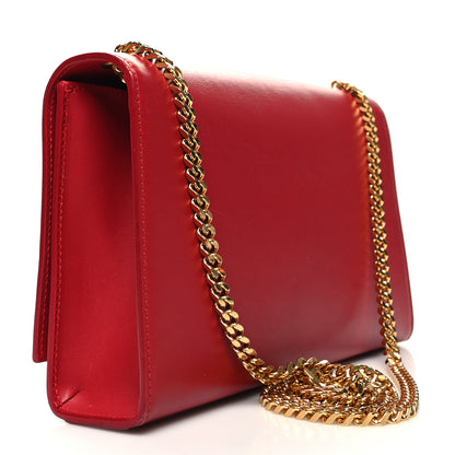 Saint Laurent Smooth Calfskin Medium Classic Monogram Kate Tassel Satchel Lipstick Red 3 of 10