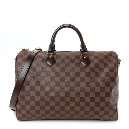 Louis Vuitton Damier Ebene Speedy Bandouliere 35 1 of 13