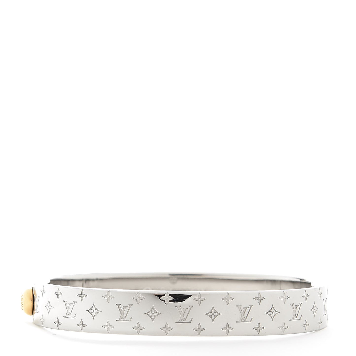 Palladium Monogram Nanogram Cuff M