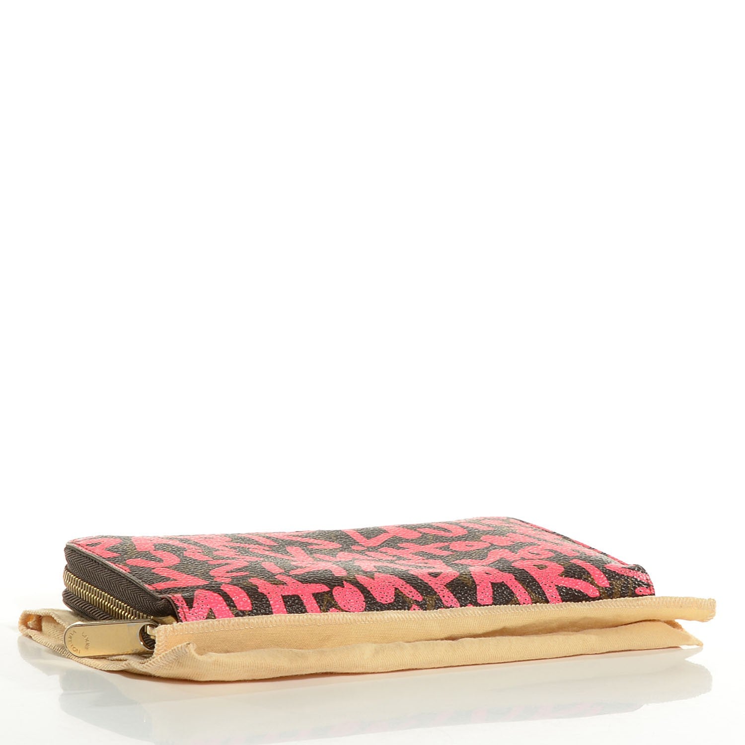 Louis Vuitton Monogram Graffiti Zippy Wallet Fuchsia 4 of 7