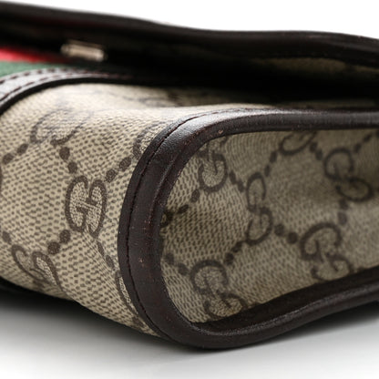 Gucci GG Monogram Plus Web Belt Bag Dark Brown 10 of 10