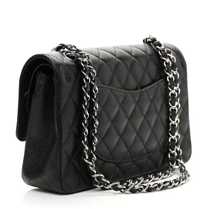 Chanel Caviar Quilted Medium Double Flap Black 3 of 10