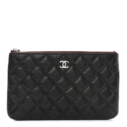 Chanel Caviar Quilted Cosmetic Case Black 1 of 8