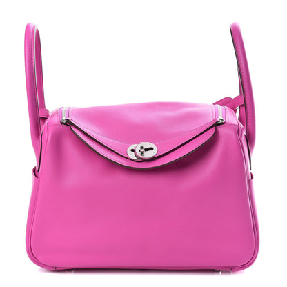 Hermes Swift Epsom Lindy 26 Tressage De Cuir Magnolia Bleu Saphir Craie 1 of 10