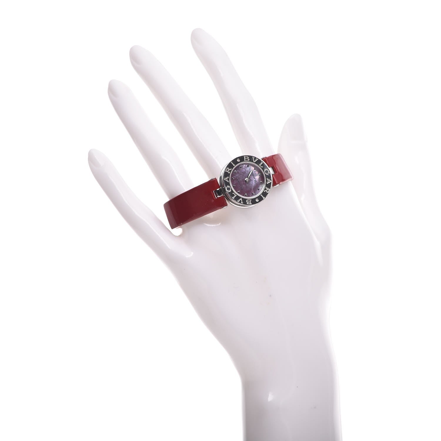 Bulgari Stainless Steel Pink Mother of Pearl 22mm B.Zero1 Quartz Watch 12 of 19