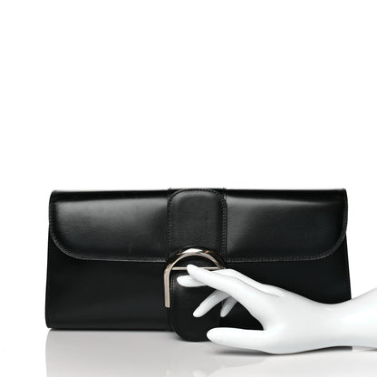 Delvaux Box Calfskin Brillant Clutch Black 2 of 9