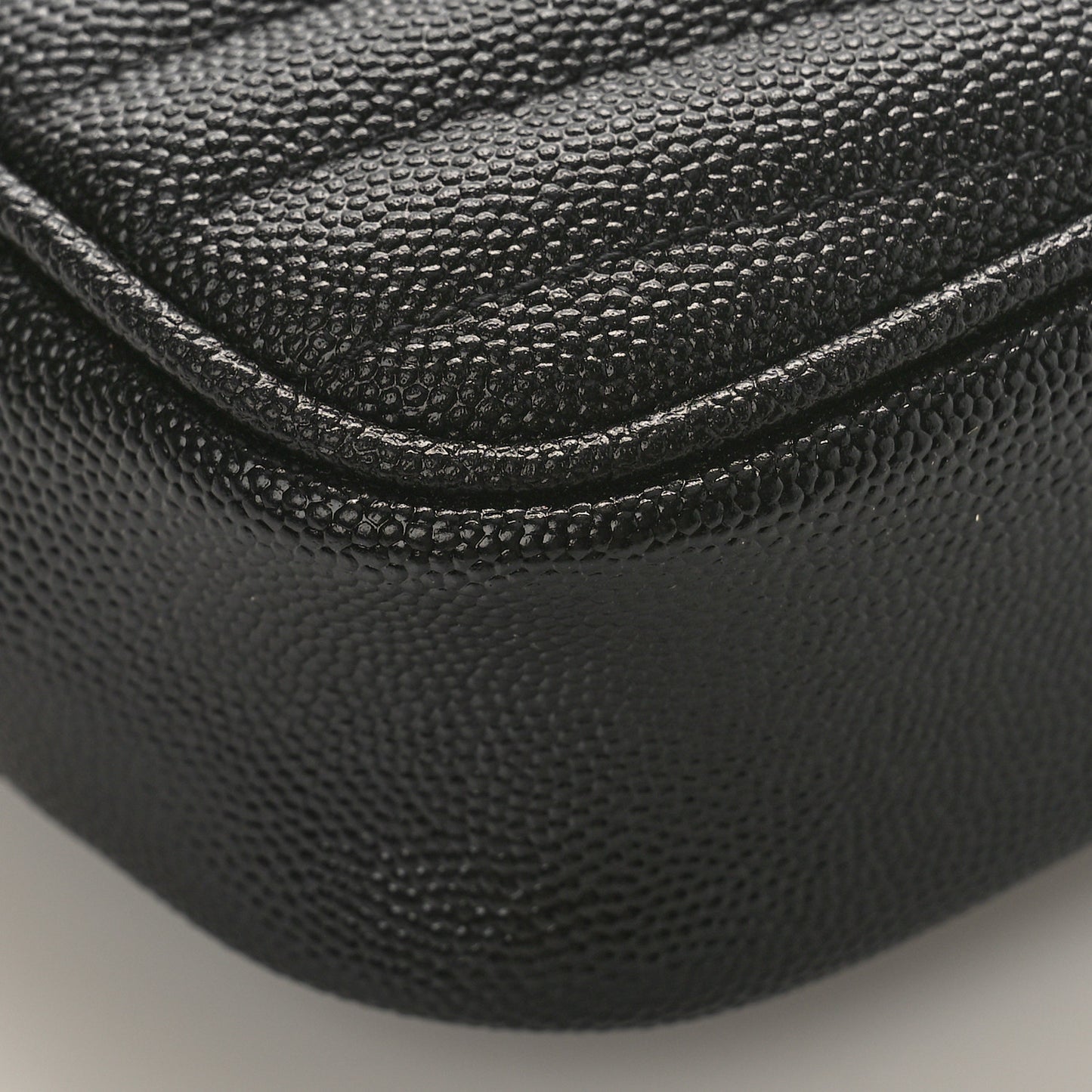 Grain De Poudre Matelasse Monogram Mini Lou Camera Bag Black