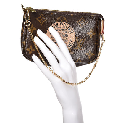 Louis Vuitton Monogram Complice Trunks and Bags Mini Pochette Accessories Beige 2 of 9