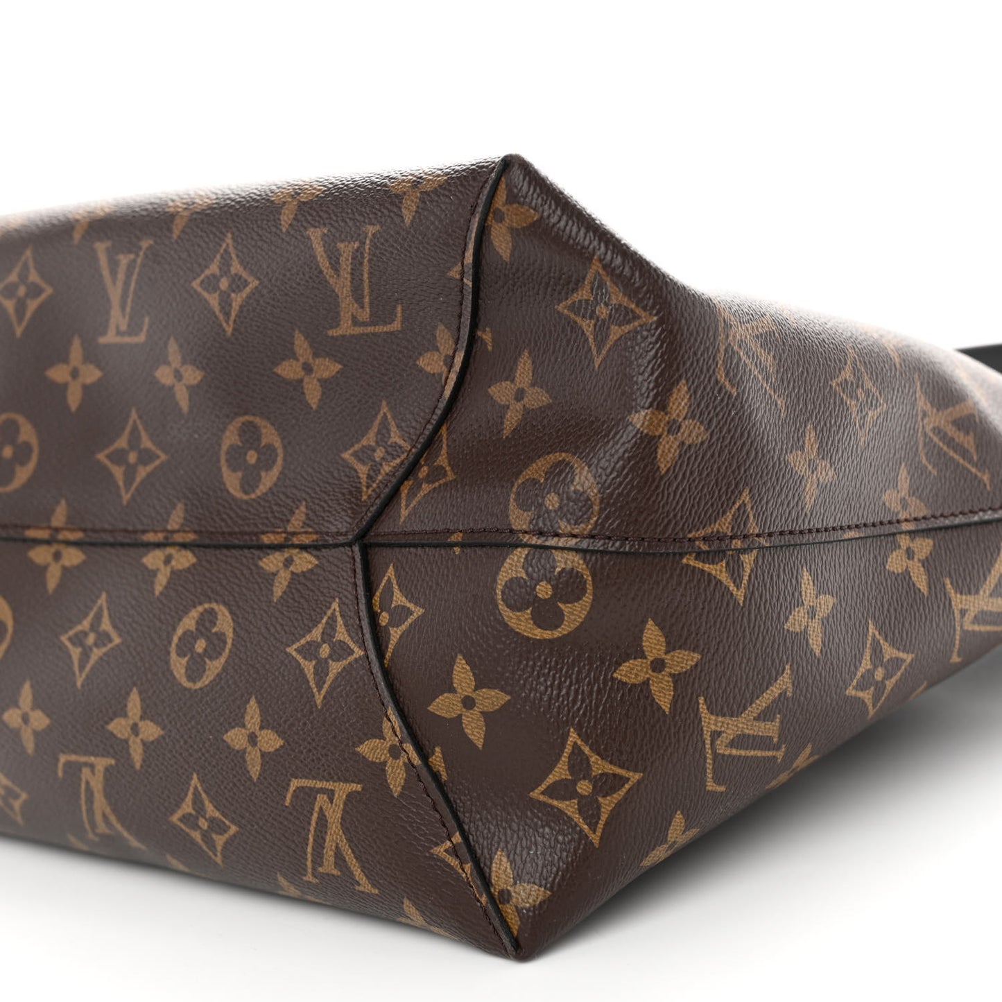 Monogram Flower Hobo Black