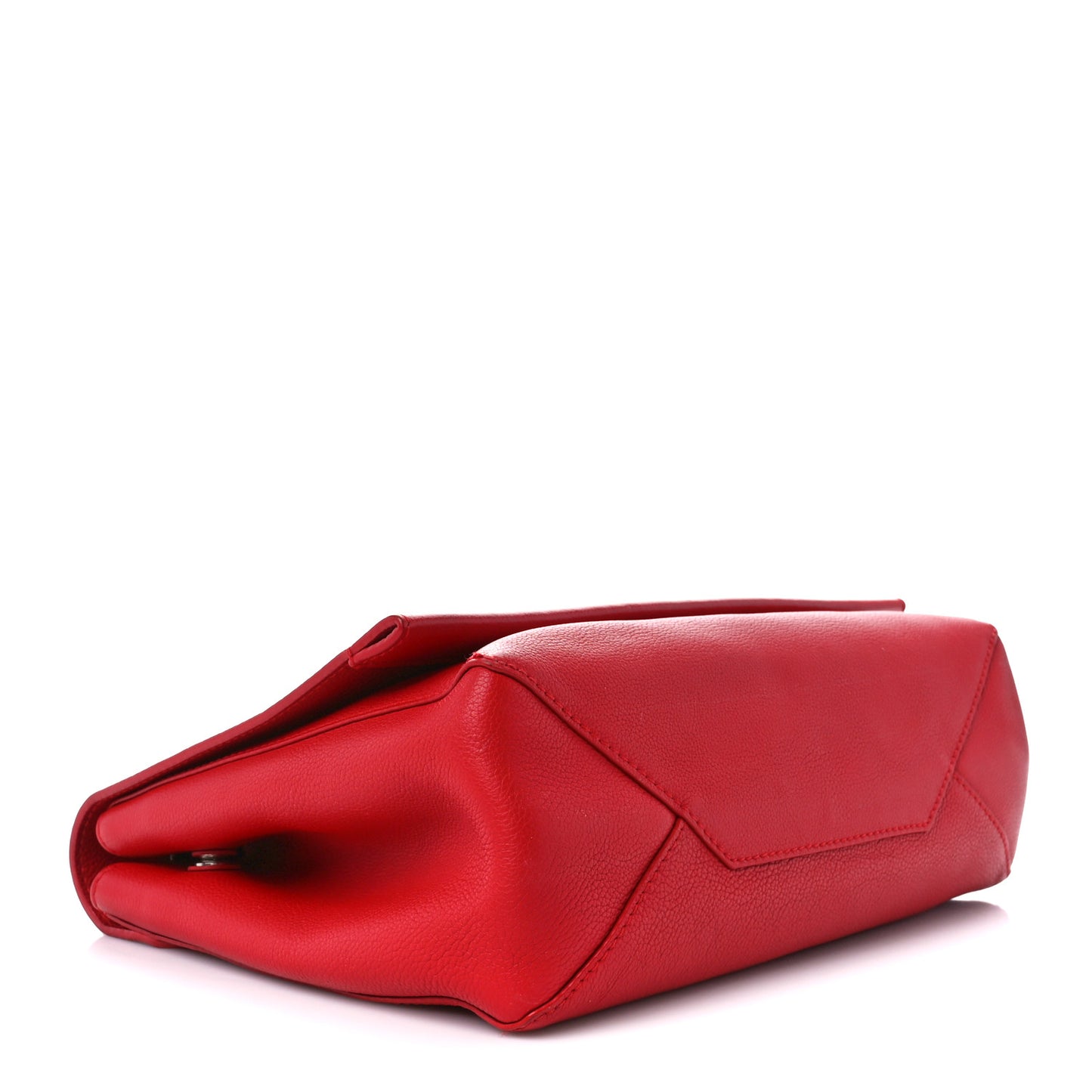 Soft Calfskin Lockme II Top Handle Rubis