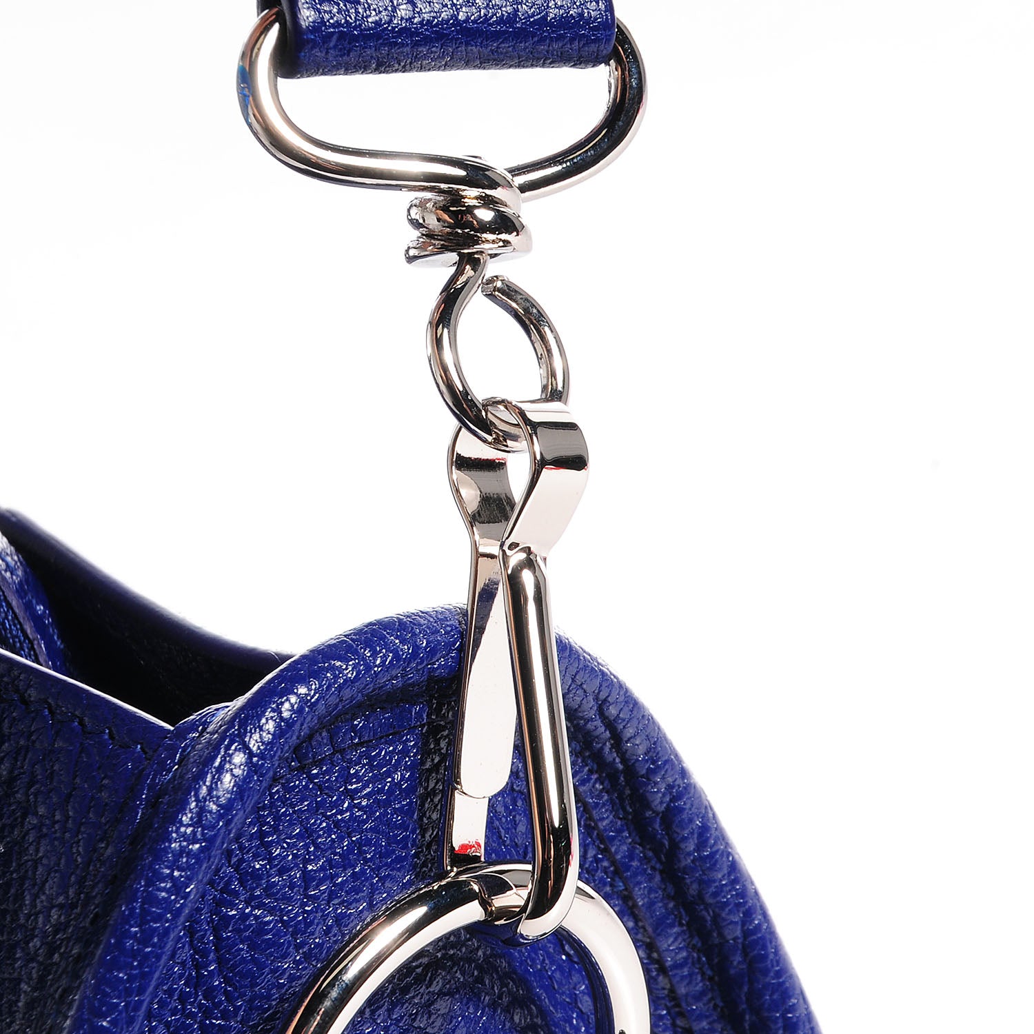 Balenciaga Chevre Silver Metallic Edge Hardware City Bleu Roi 8 of 12