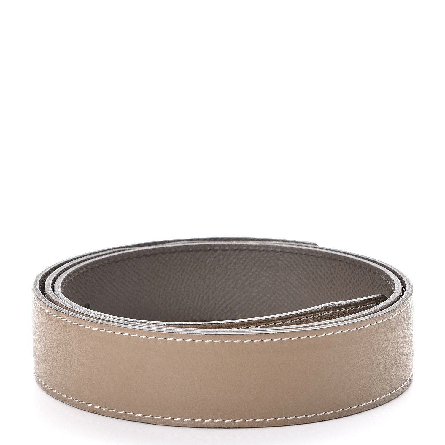 Hermes Swift Epsom Belt Strap 90 Etoupe Etain 2 of 7