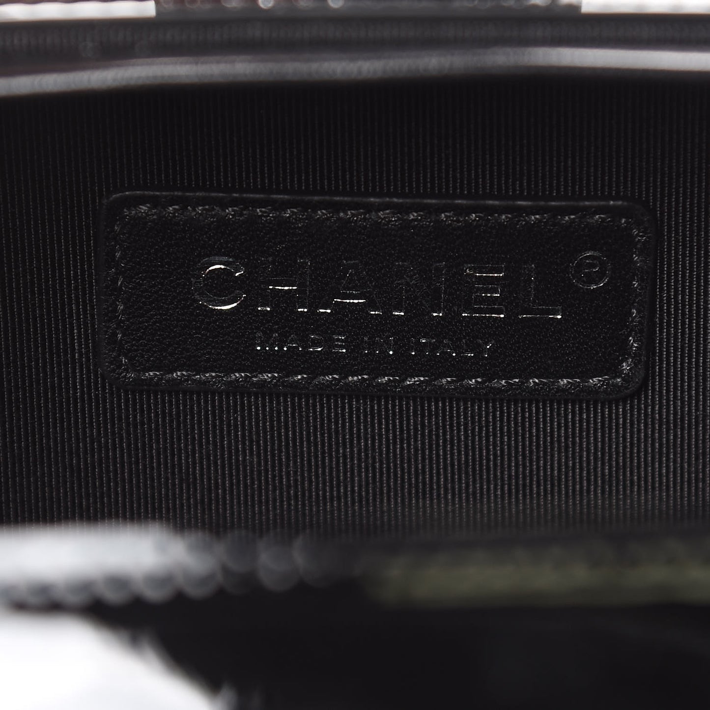 Glitter Patent Camera Case Multicolor Black