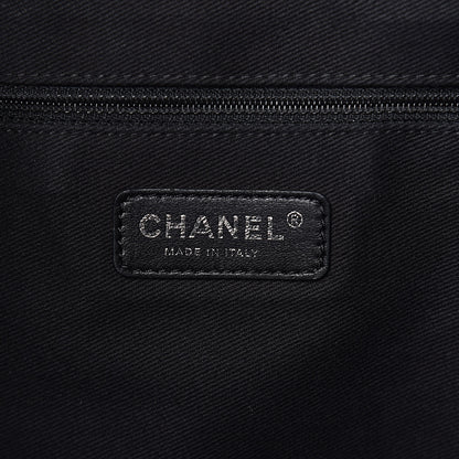 Chanel Woven Straw Raffia Extra Large Deauville Tote Grey 6 of 10