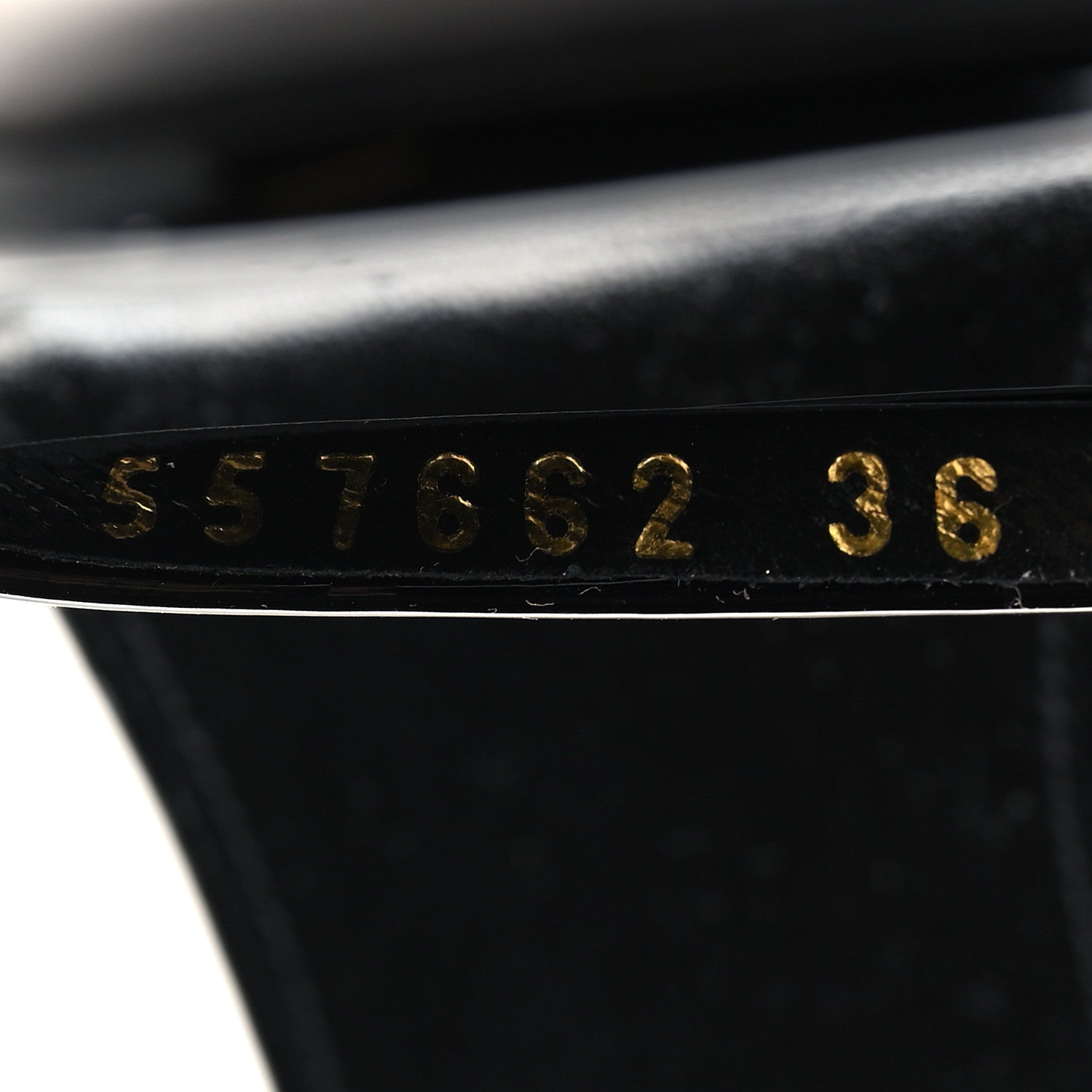 Saint Laurent Patent Calfskin Opyum 110 Sandals 36 Black Gold 7 of 10