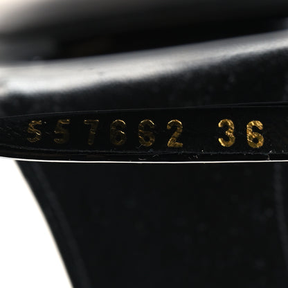 Saint Laurent Patent Calfskin Opyum 110 Sandals 36 Black Gold 7 of 10