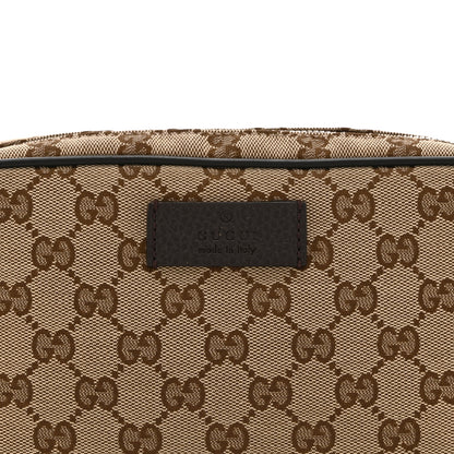 Gucci Monogram Belt Bag Dark Brown 9 of 12