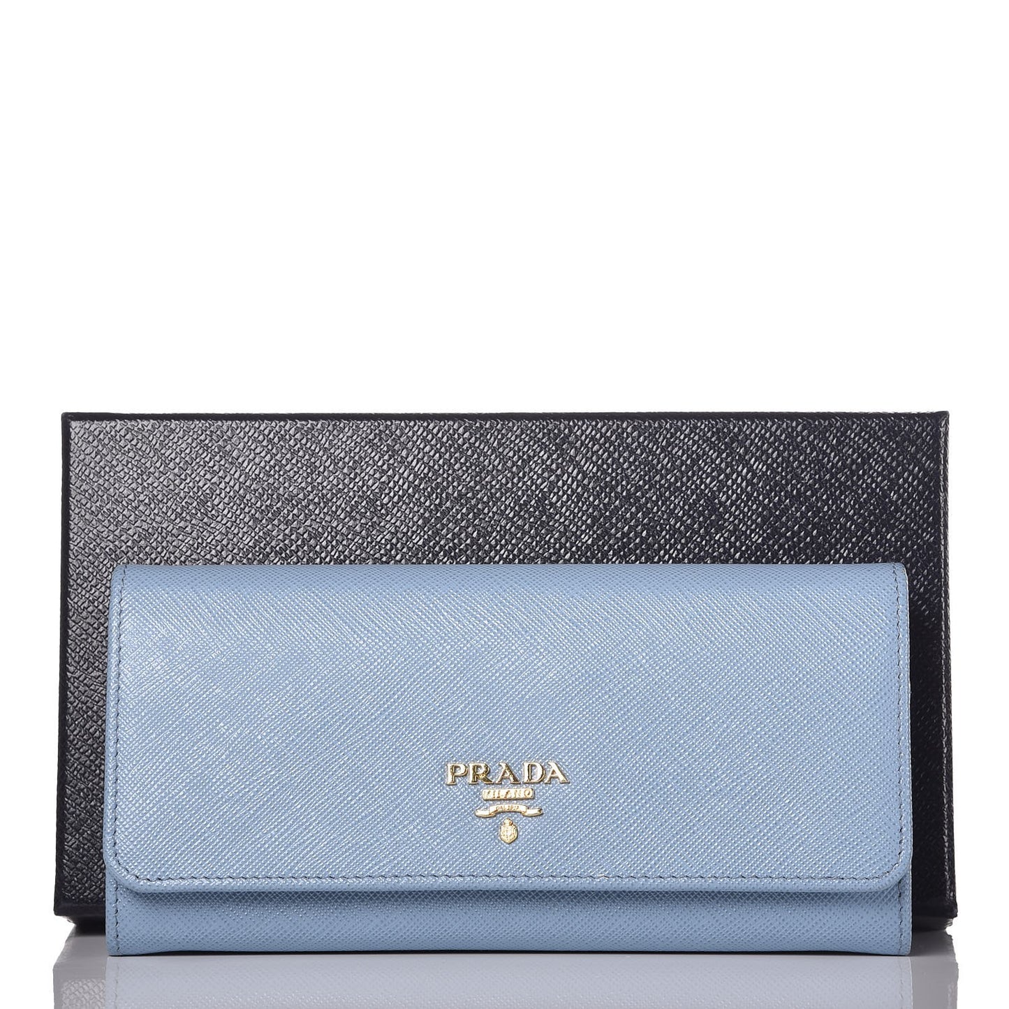 Saffiano Metal Continental Flap Travel Wallet Astrale