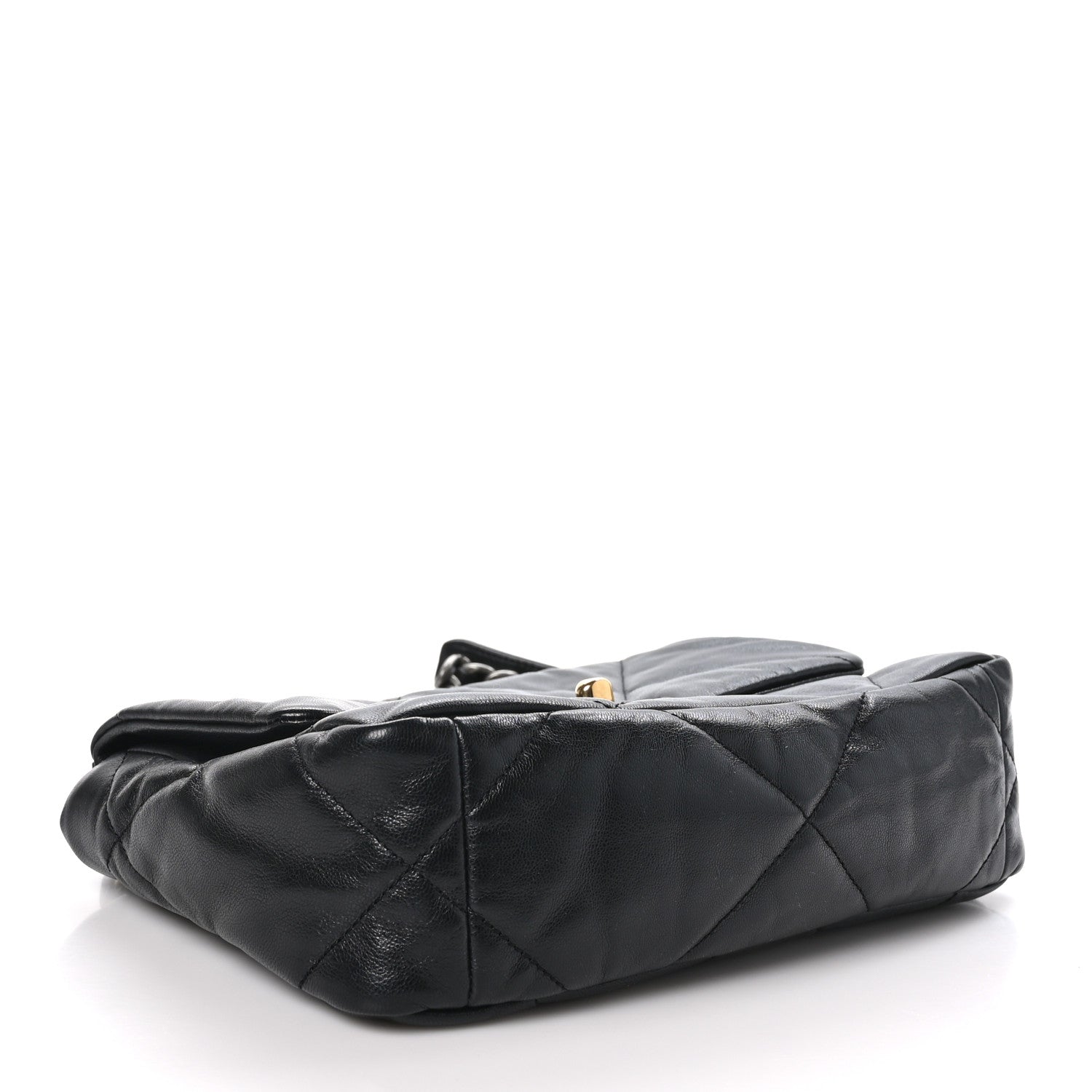 Chanel Goatskin Quilted Medium Chanel 19 Flap Black 3 of 10