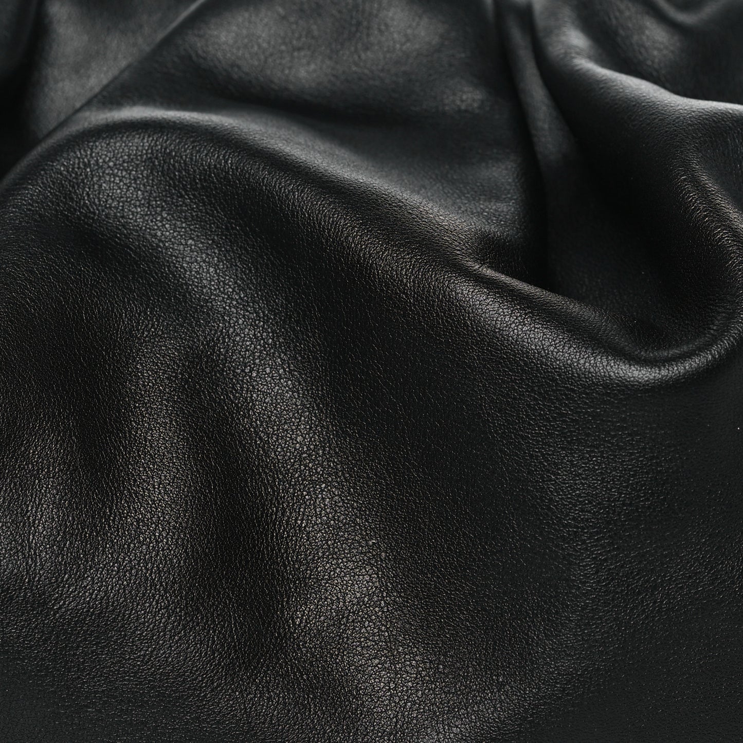Smooth Butter Calf The Pouch Oversized Clutch Black