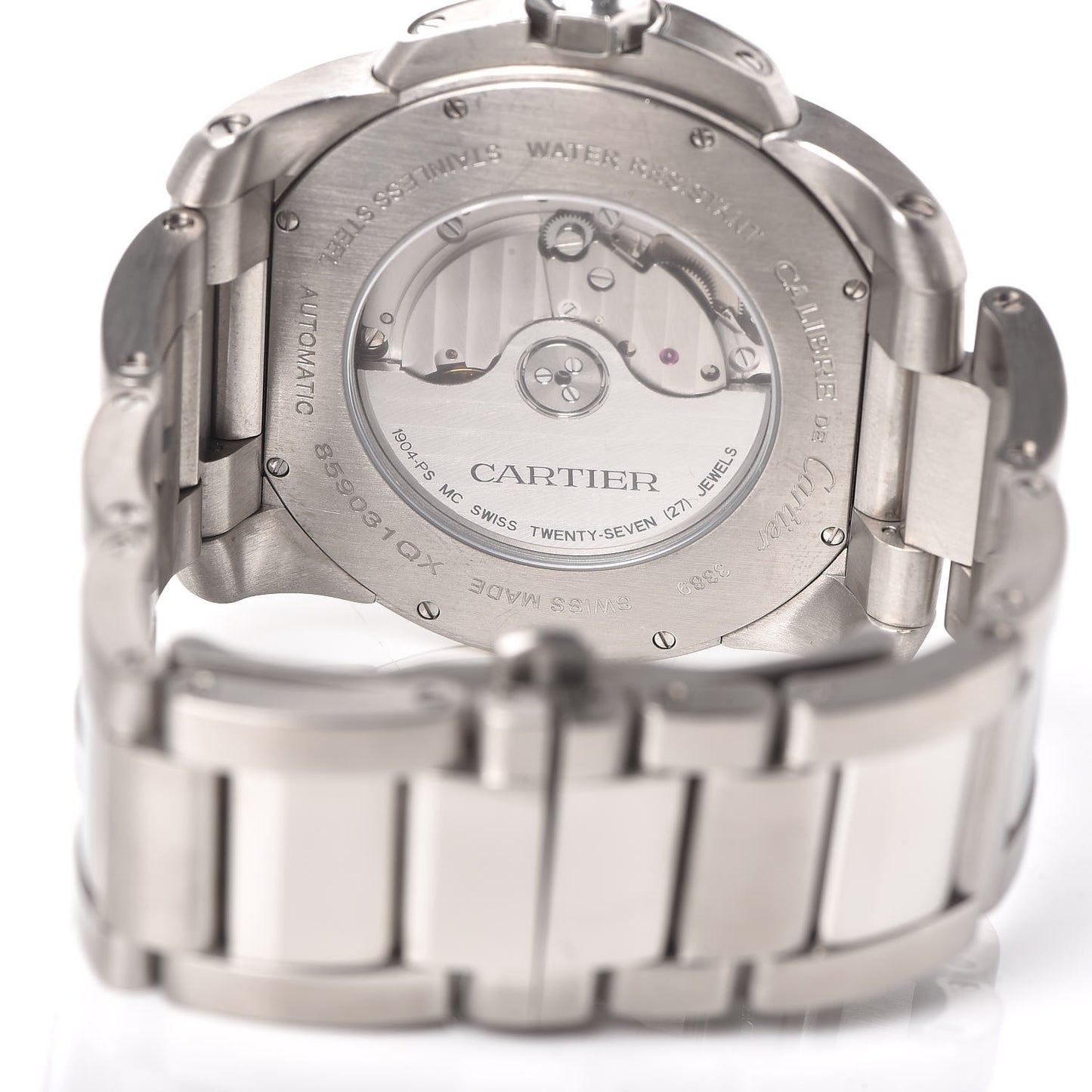 Stainless Steel 42mm Calibre de Cartier Automatic Watch