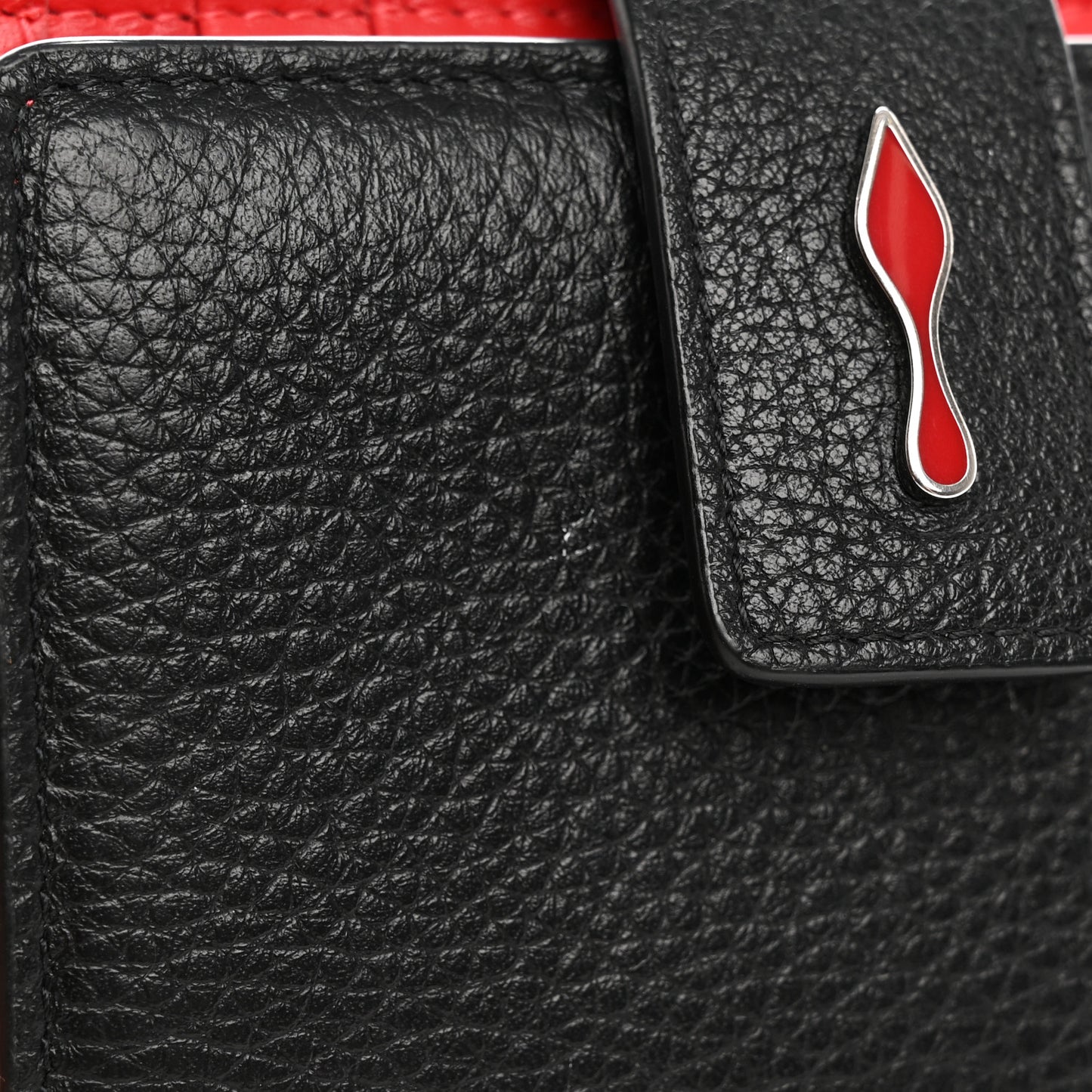 Calfskin Mini Paloma Wallet Black