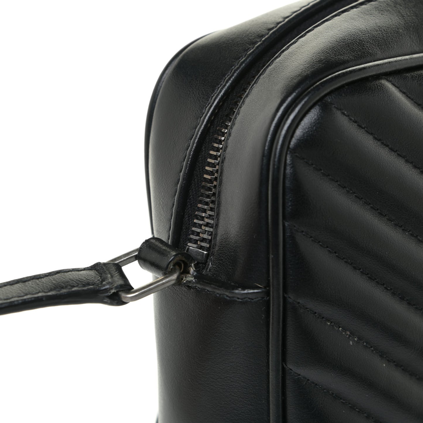 Calfskin Matelasse Monogram Lou Camera Bag Asphalt