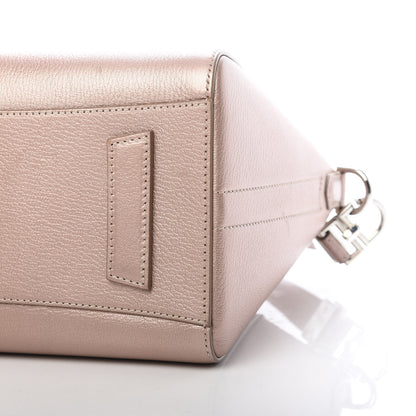 Givenchy Metallic Sugar Goatskin Small Antigona Light Pink 12 of 13