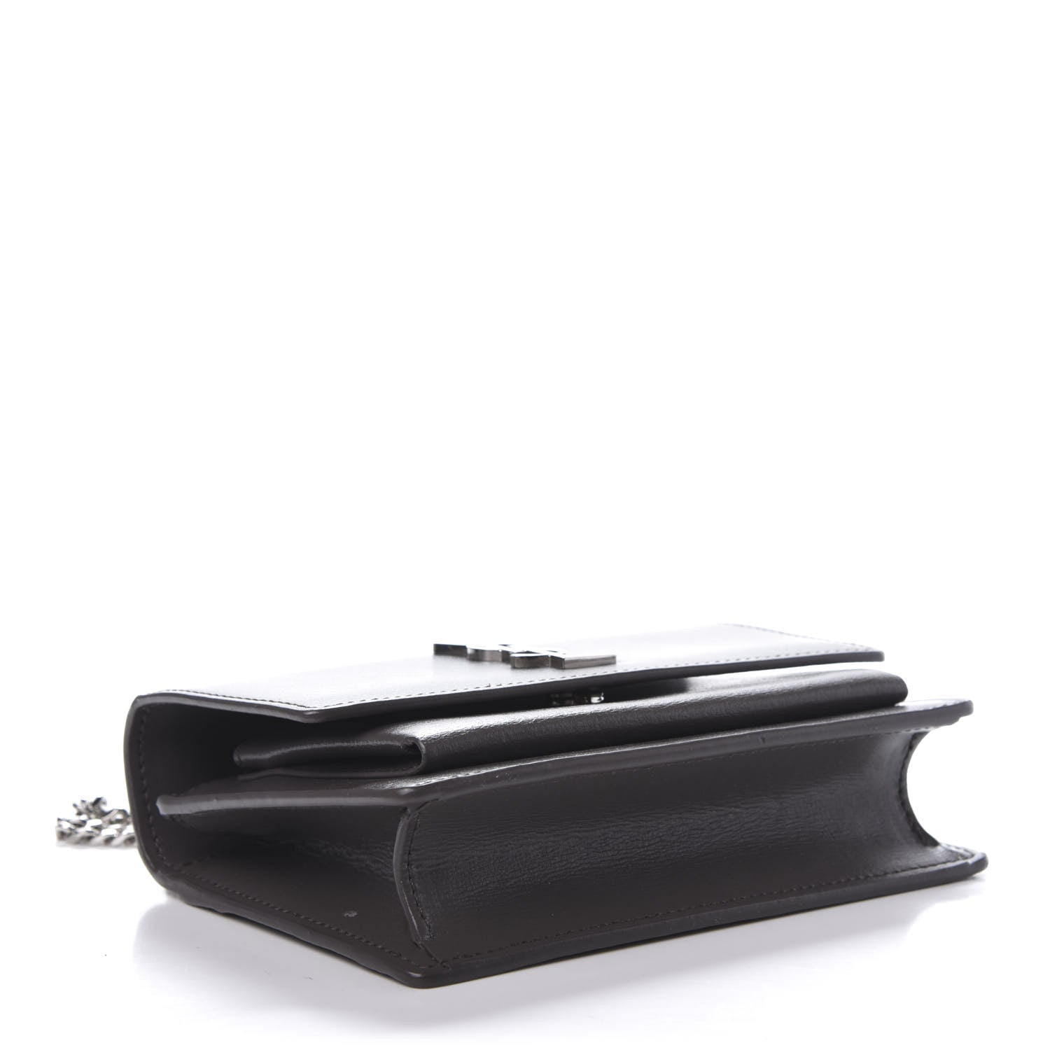 Saint Laurent Calfskin Monogram Sunset Chain Wallet Earth 5 of 11