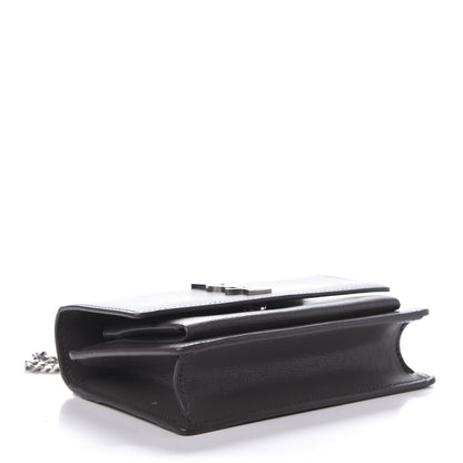 Saint Laurent Calfskin Monogram Sunset Chain Wallet Earth 5 of 11