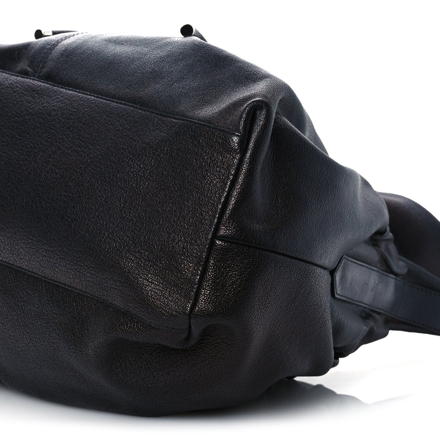 Burberry Calfskin Warrior Hobo Black 11 of 14