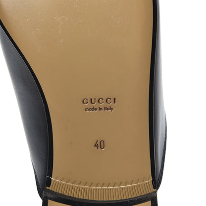 Gucci Calfskin Womens Princetown Slippers 40 Black 7 of 10
