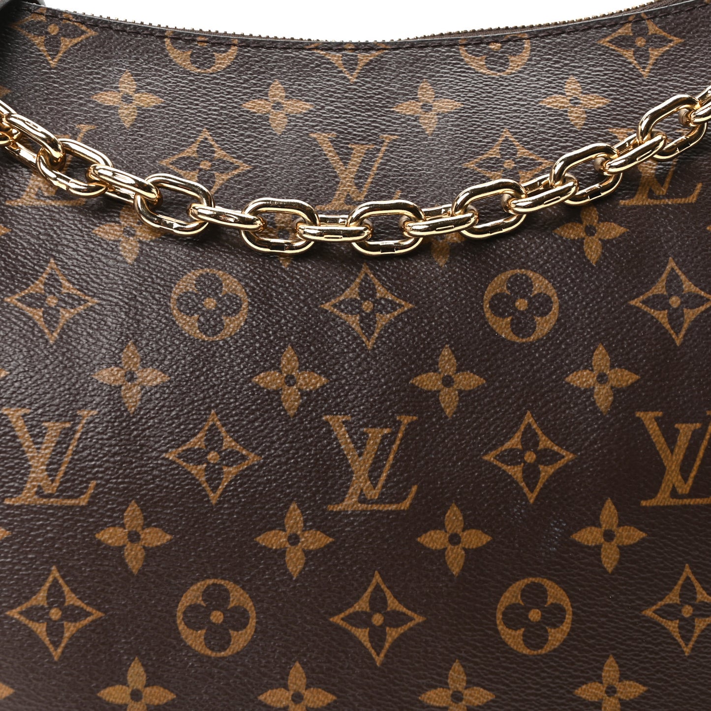 Reverse Monogram Loop Hobo
