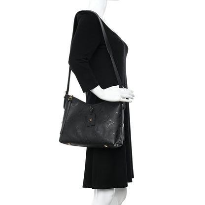 Louis Vuitton Empreinte Carryall PM Black 2 of 9