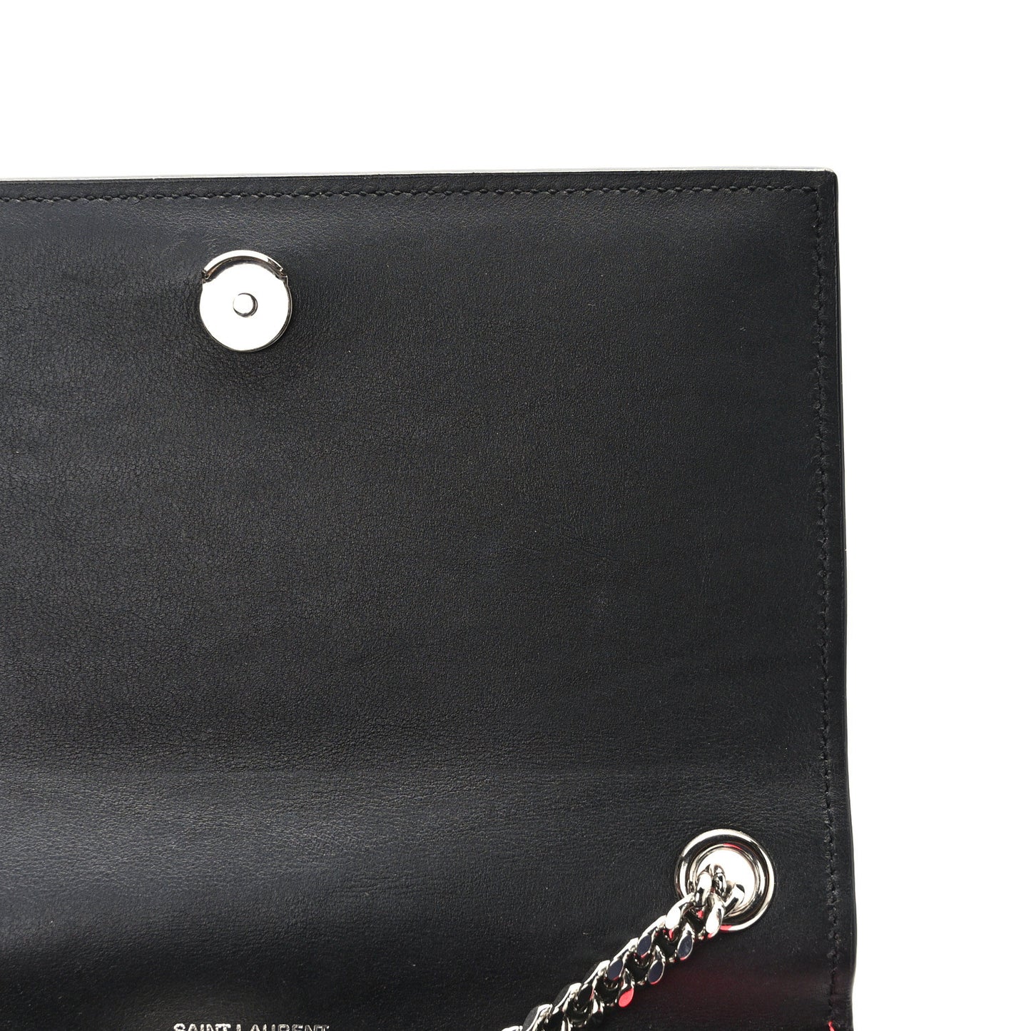 Patent Grain de Poudre Small Monogram Kate Satchel Neon Pink