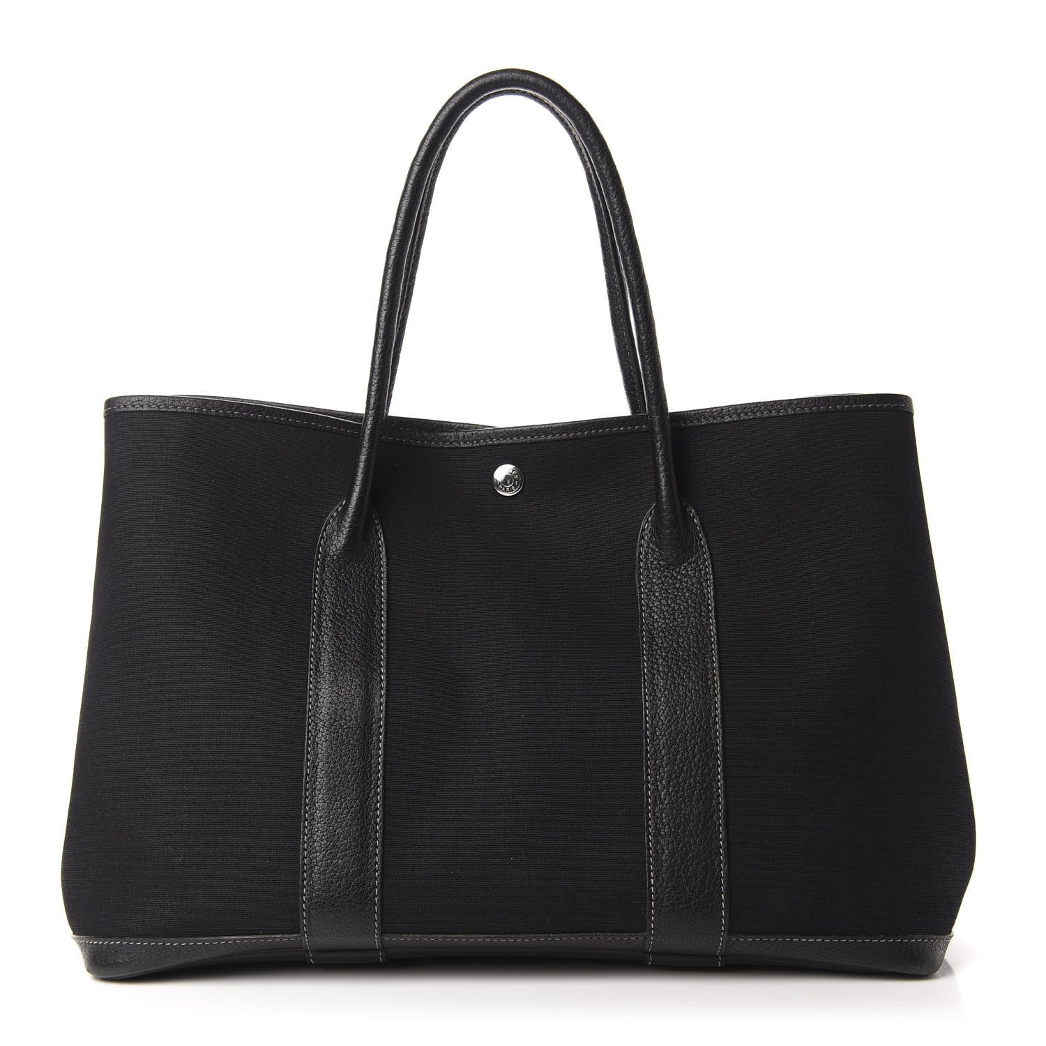 Hermes Toile Negonda Garden Party Tote 36 MM Black 1 of 12