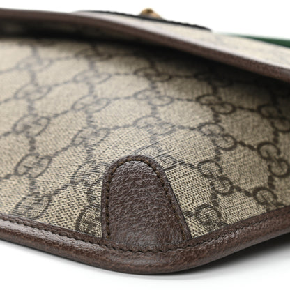 Gucci GG Supreme Monogram Neo Vintage Web Belt Bag Brown 10 of 11