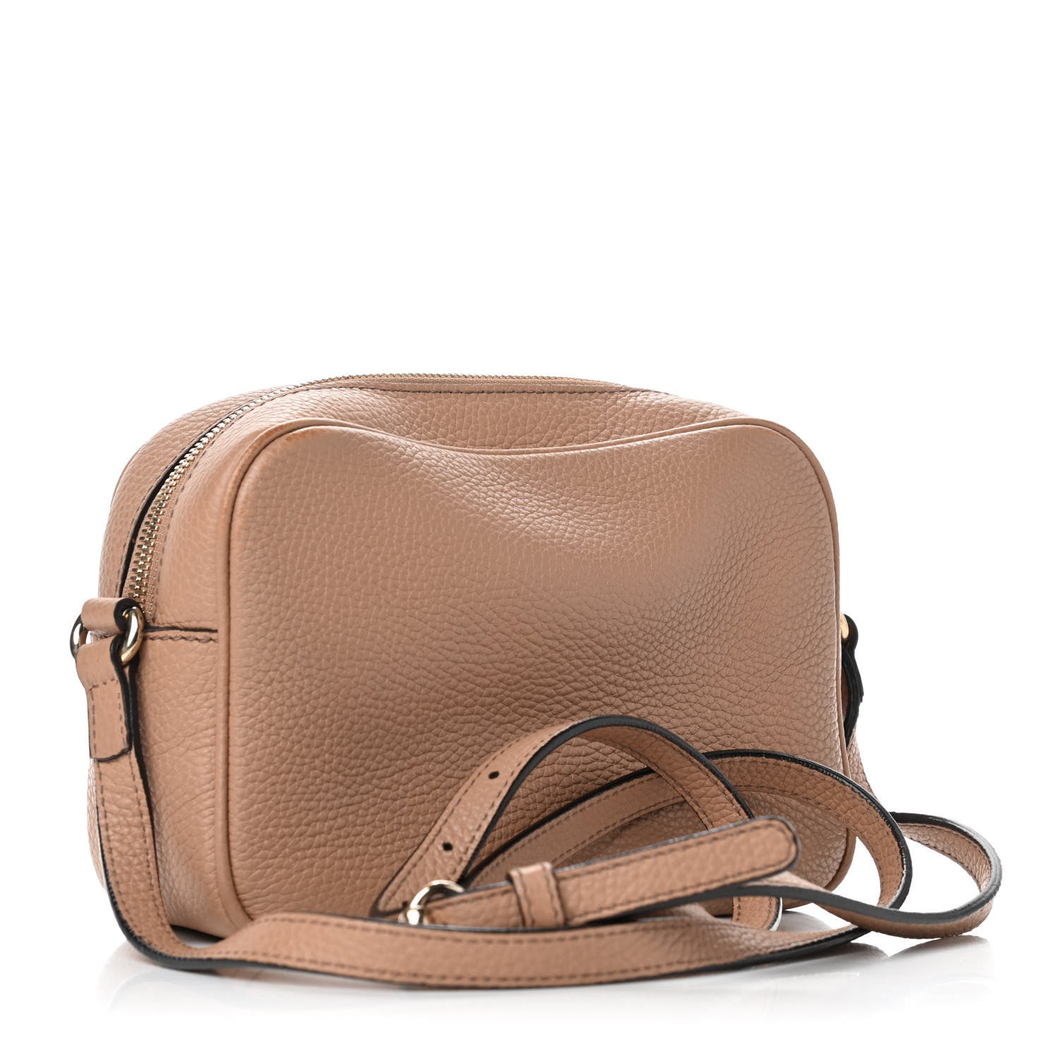 Gucci Pebbled Calfskin Small Soho Disco Bag Rose Beige 2 of 4