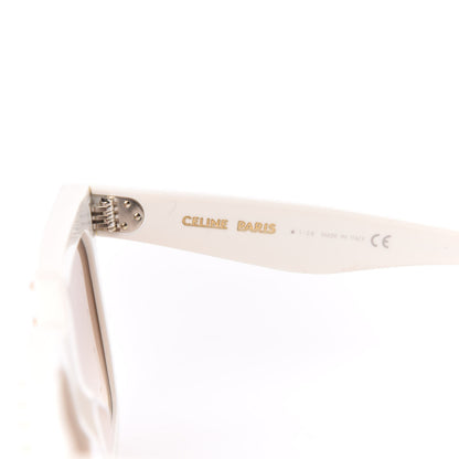 Celine Acetate Studded Square Sunglasses CL40551S White 5 of 6