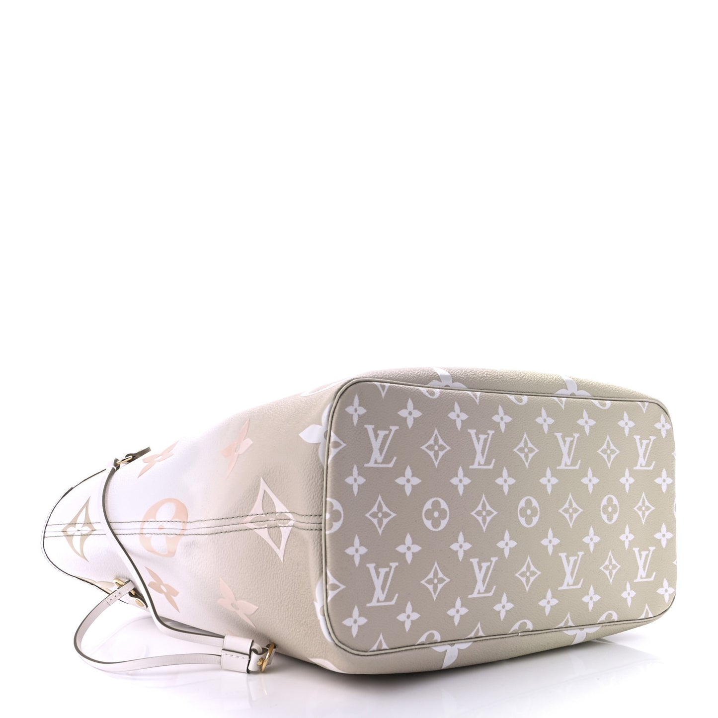 Monogram Giant Spring In The City Neverfull MM Sunset Kaki