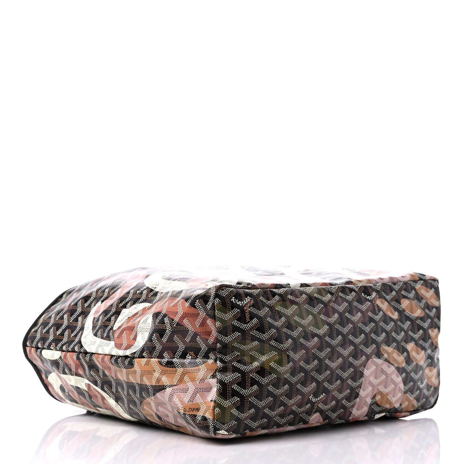 Goyard Goyardine Saint Louis Lettres Camouflage PM Black Pink Multicolor 5 of 10