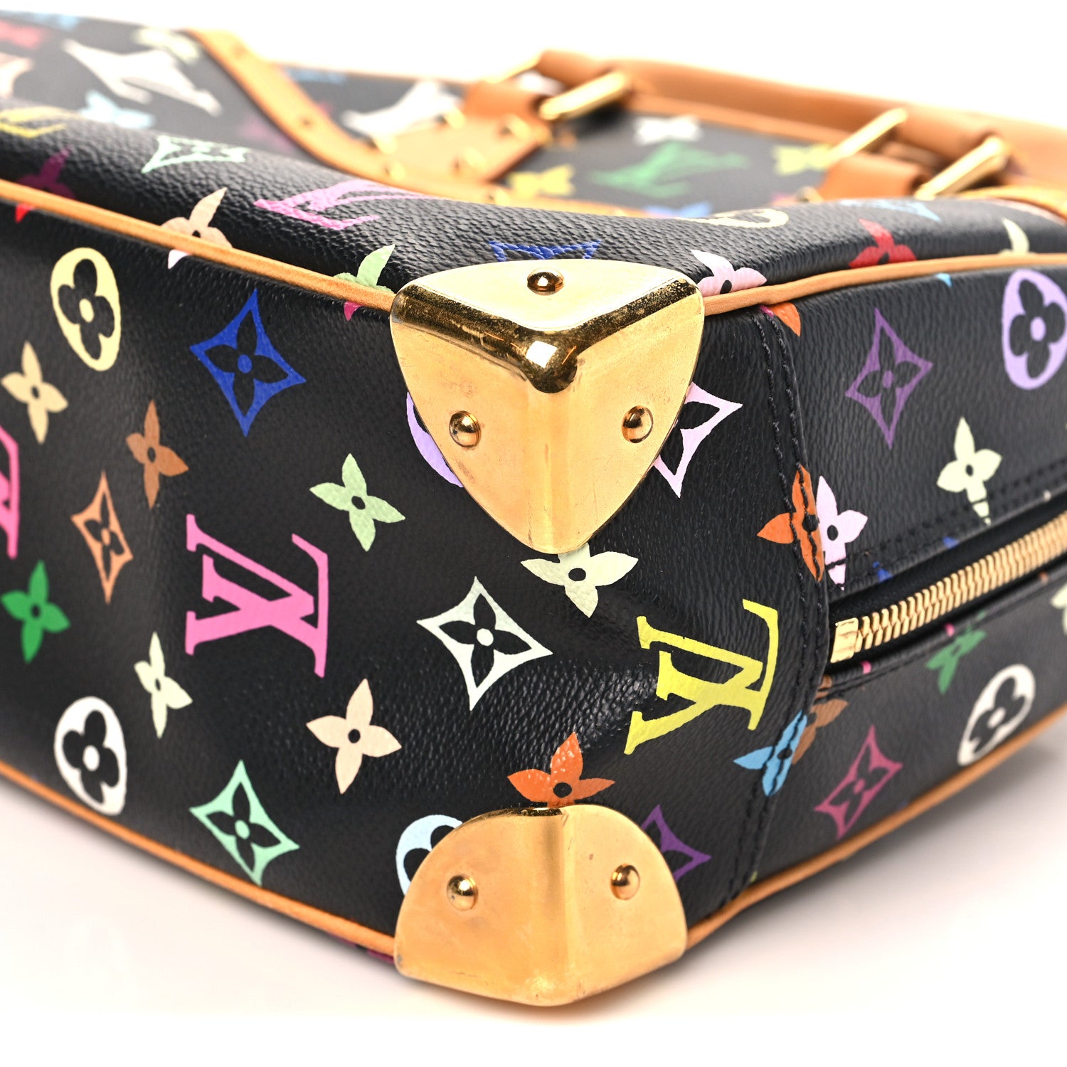 Louis Vuitton Monogram Multicolor Trouville Black 8 of 9