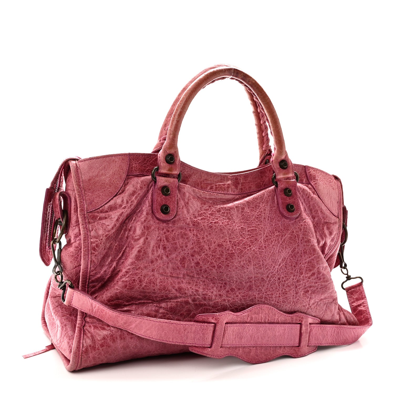 Balenciaga Agneau Classic Hardware City Cyclamen Fucsia 3 of 10