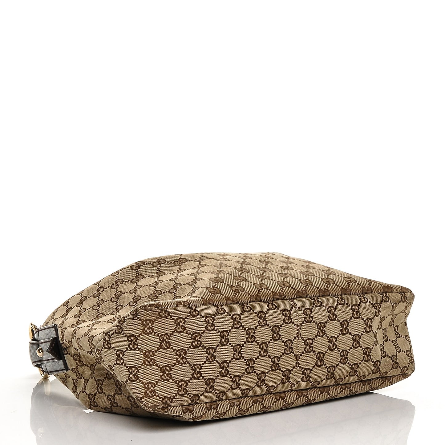 Monogram Medium Horsebit Chain Hobo Dark Brown