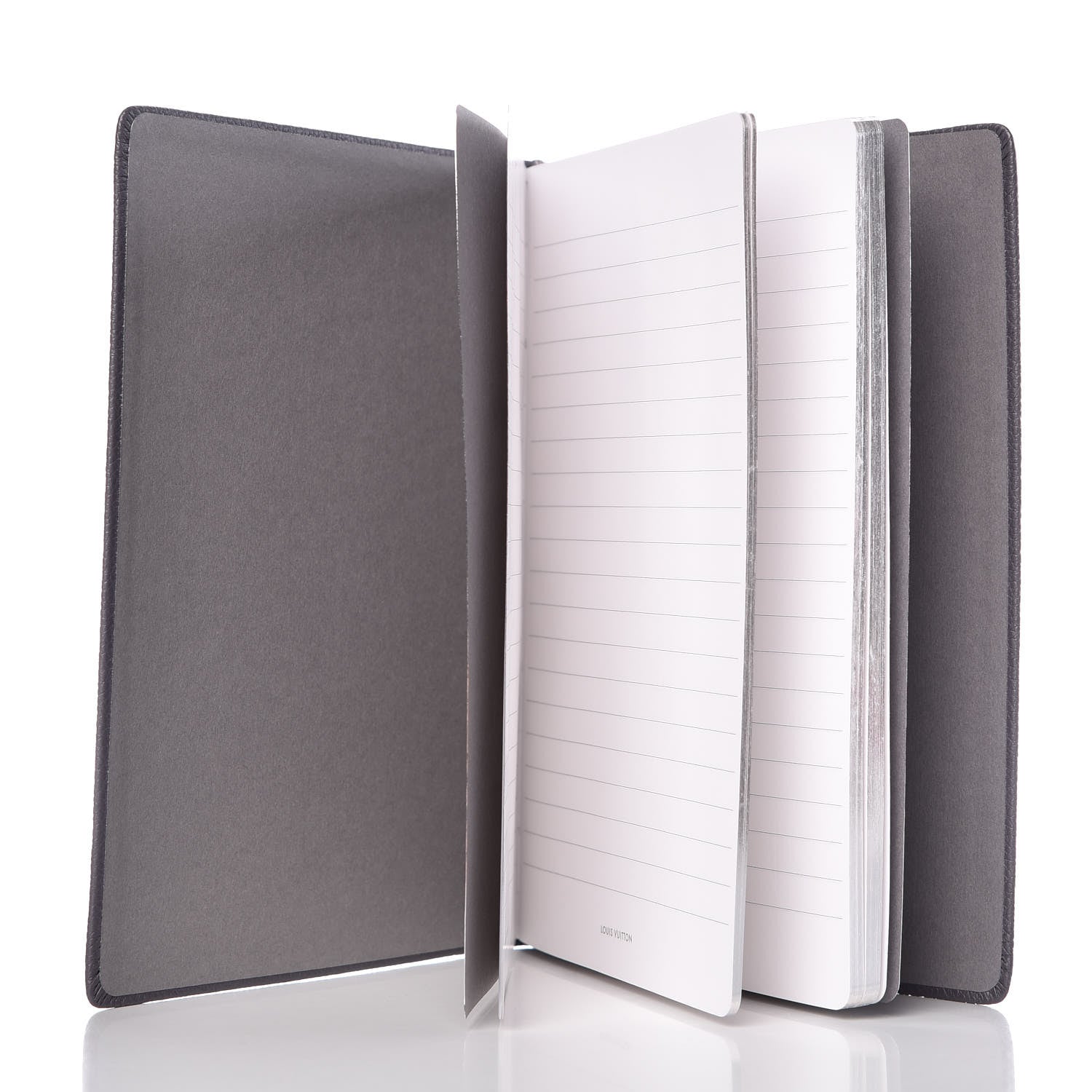 Louis Vuitton Taurillon Notebook MM Gris 5 of 7