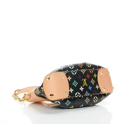 Louis Vuitton Monogram Multicolor Judy PM Black 4 of 6