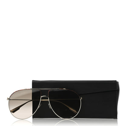 Christian Dior Metal Monsieur 1 Sunglasses Light Gold Havana 6 of 6