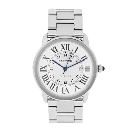 Cartier Stainless Steel 42mm Ronde Solo Automatic Watch 1 of 4