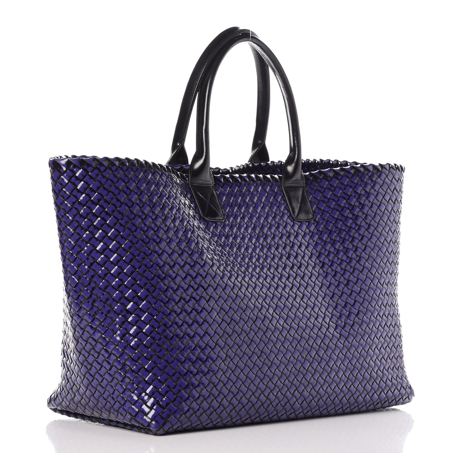 Bottega Veneta Spazzolato Intrecciato Large Cabat Anemone 4 of 8